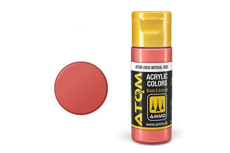 AMMO MIG 20030 ATOM - Imperial Red - Acryl - 20ml - Mig20030 xs - MIG20030-XS