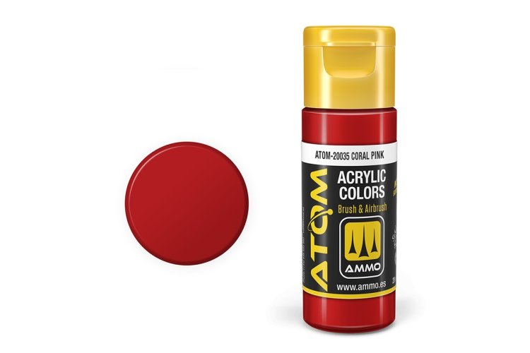 AMMO MIG 20035 ATOM - Coral Pink - Acryl - 20ml - Mig20035 xs - MIG20035-XS