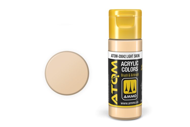 AMMO MIG 20042 ATOM - Light Skin - Acryl - 20ml - Mig20042 xs - MIG20042-XS