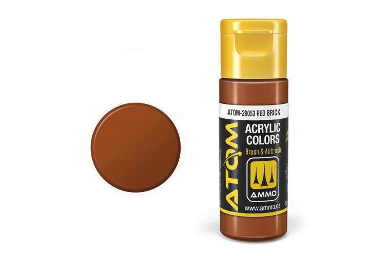 AMMO MIG 20053 ATOM - Red Brick - Acryl - 20ml - Mig20053 xs - MIG20053-XS