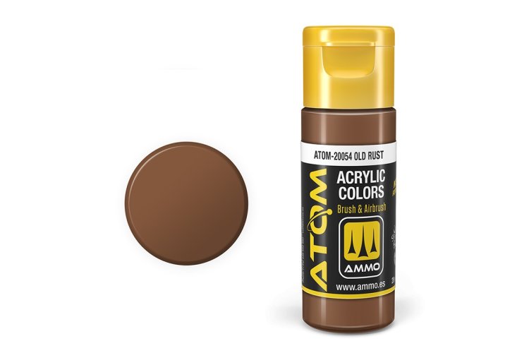AMMO MIG 20054 ATOM - Old Rust - Acryl - 20ml - Mig20054 xs - MIG20054-XS