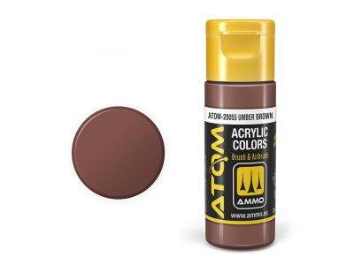 AMMO MIG 20055 ATOM - Umber Brown - Acryl - 20ml - Mig20055 xs - MIG20055-XS