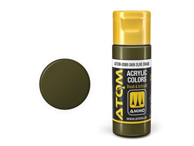 AMMO MIG 20065 ATOM - DARL Olive Drab - Acryl - 20ml - Mig20065 xs - MIG20065-XS