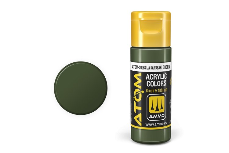 AMMO MIG 20068 ATOM - IJA Kawasaki Green - Acryl - 20ml - Mig20068 xs - MIG20068-XS