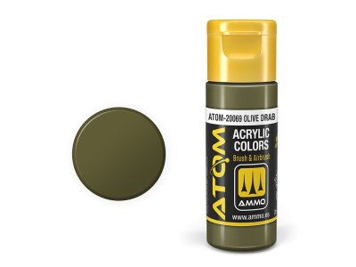 AMMO MIG 20069 ATOM - Olive Drab - Acryl - 20ml - Mig20069 xs - MIG20069-XS