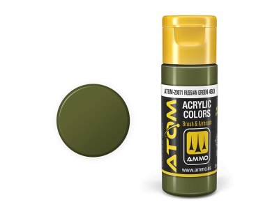 AMMO MIG 20071 ATOM - RUSSIAN Green 4BO - Acryl - 20ml - Mig20071 xs - MIG20071-XS