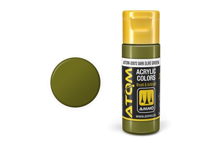 AMMO MIG 20072 ATOM - DARK Olive Green - Acryl - 20ml - Mig20072 xs - MIG20072-XS