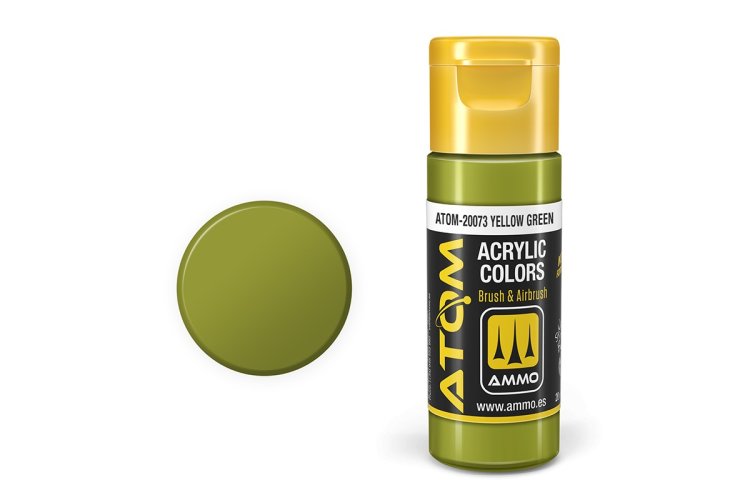 AMMO MIG 20073 ATOM - Yellow Green - Acryl - 20ml - Mig20073 xs - MIG20073-XS
