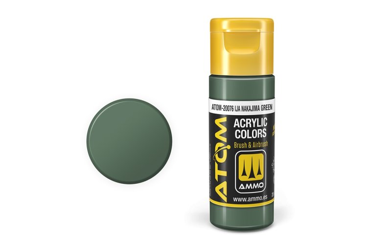 AMMO MIG 20076 ATOM - IJA Nakajima Green - Acryl - 20ml - Mig20076 xs - MIG20076-XS