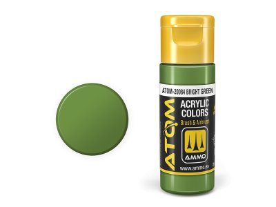 AMMO MIG 20084 ATOM - Bright Green - Acryl - 20ml - Mig20084 xs - MIG20084-XS