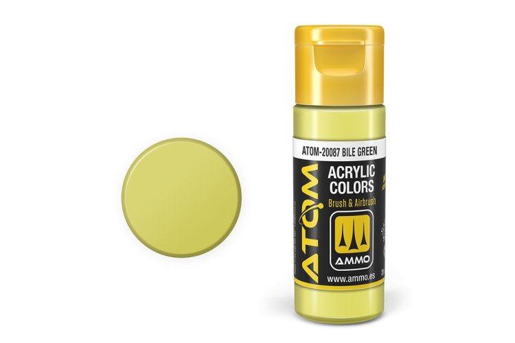 AMMO MIG 20087 ATOM - Bile Green - Acryl - 20ml - Mig20087 xs - MIG20087-XS
