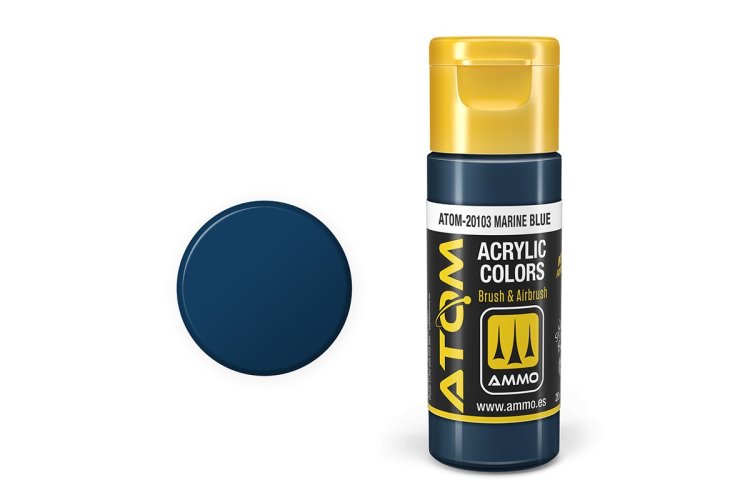 AMMO MIG 20103 ATOM - Marine Blue - Acryl - 20ml - Mig20103 xs - MIG20103-XS