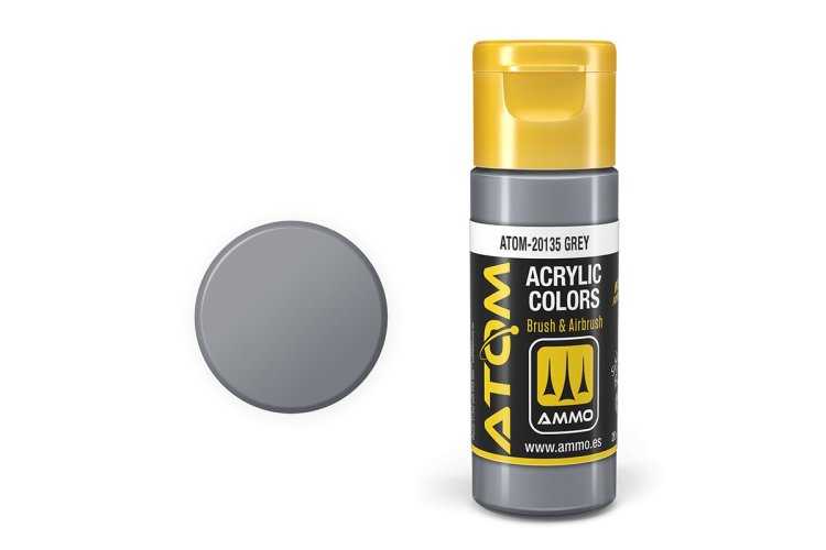 AMMO MIG 20135 ATOM - Grey - Acryl - 20ml - Mig20135 xs - MIG20135-XS