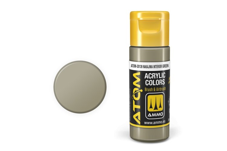 AMMO MIG 20139 ATOM - Nakajima Interior Green - Acryl - 20ml - Mig20139 xs - MIG20139-XS