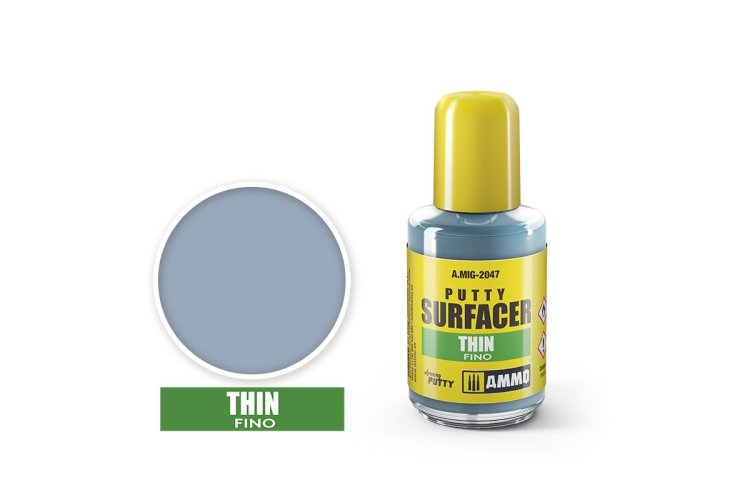 AMMO MIG 2047 Putty Surfacer - Thin - 30ml - Mig2047 1 - MIG2047-XS