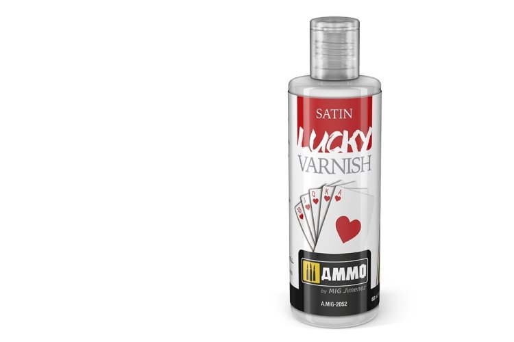 AMMO MIG 2052 Lucky Varnish - Satin - Acryl (60 ml) - Mig2052 xs - MIG2052-XS