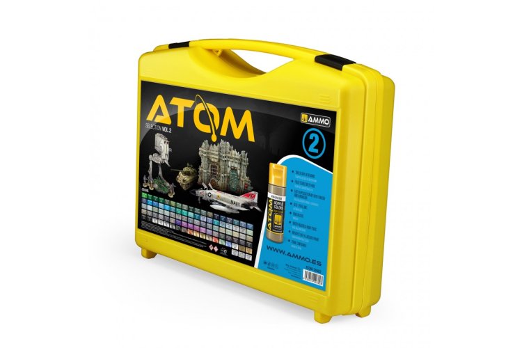 AMMO MIG 20682 ATOM - Bassisset - Kleuren Deel 2 - Koffer - Acryl Set 93x20ml - Mig20682 1 - MIG20682