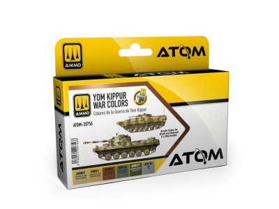 AMMO MIG 20756 ATOM - Yom Kippur Oorlog Kleurenset - Acryl Set 6x20ml - Mig20756 xs 1 - MIG20756-XS