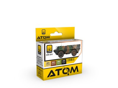 AMMO MIG 20767 ATOM &ndash; Modern French Armed Forces Color Set &ndash; Acrylic Set 4x20ml - Mig20767 xs 1 - MIG20767-XS