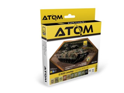 AMMO MIG 20769 ATOM - US MERDC Camouflage Kleurenset - Acryl Set 12x20ml - Mig20769 xs 1 - MIG20769-XS