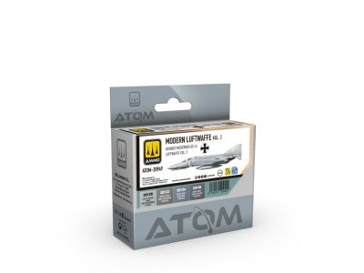 AMMO MIG 20949 ATOM - Modern Luftwaffe Vol. 2 Kleurenset - Acryl Set 4x20ml - Mig20949 xs 1 - MIG20949-XS