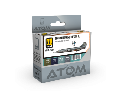 AMMO MIG 20956 ATOM - German Marineflieger Colour Set - Acrylic Set 4x20ml - Mig20956 xs 1 - MIG20956-XS