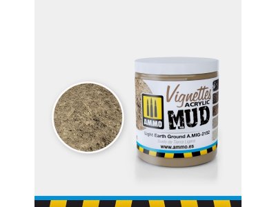 AMMO MIG 2152 Light Earth Ground - Vignettes Acrylic - 100ml - Mig2152 - MIG2152
