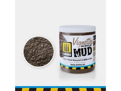 AMMO MIG 2154 Dark Mud Ground - Vignettes Acrylic - 100ml - Mig2154 - MIG2154