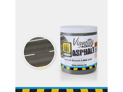 AMMO MIG 2157 Asphalt Ground - Vignettes Acrylic - 100ml - Mig2157 - MIG2157