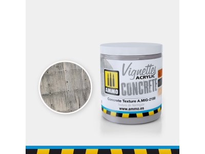 AMMO MIG 2158 Concrete Texture - Vignettes Acrylic - 100ml - Mig2158 - MIG2158