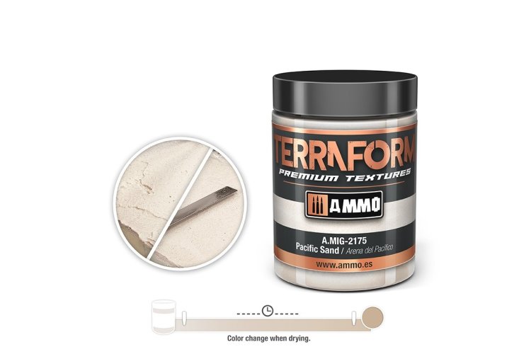 AMMO MIG 2175 Pacific Sand - Terraform - 100ml - Mig2175terraform pacific sand 1 - MIG2175