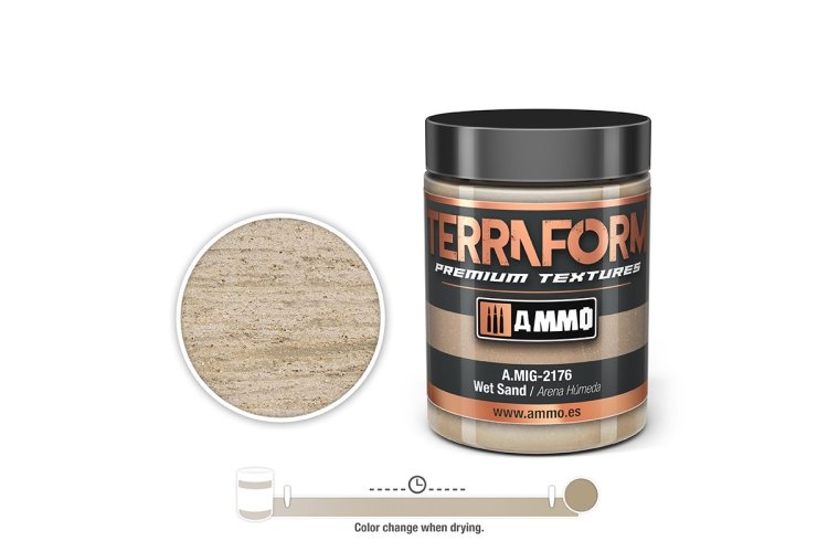 AMMO MIG 2176 Wet Sand - Terraform - 100ml - Mig2176terraform wet sand 1 - MIG2176