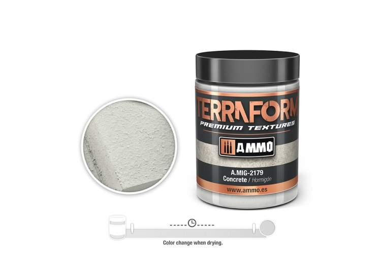 AMMO MIG 2179 Concrete - Terraform - 100ml - Mig2179terraform concrete 1 - MIG2179