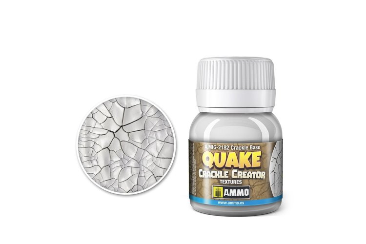 AMMO MIG 2182 Crackle Base - Quake Crackle Creator Textures - 40ml - Mig2182 1 - MIG2182