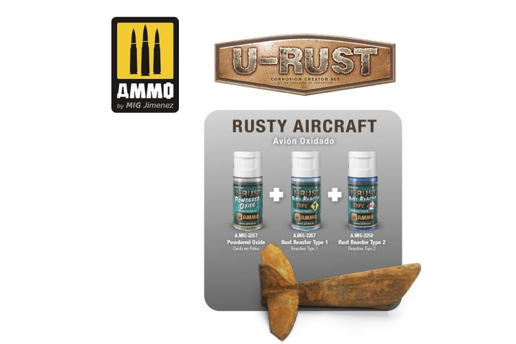 AMMO MIG 2250 U-Rust Powdered Oxide - 15ml - Mig2250 1 - MIG2250-XS