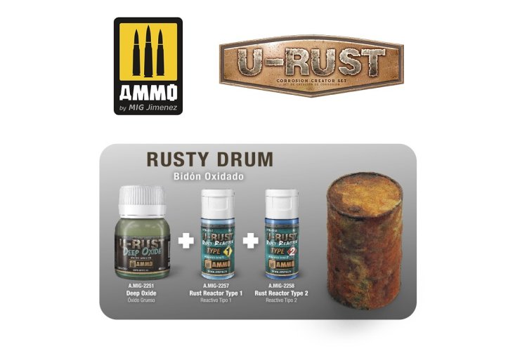 AMMO MIG 2251 U-Rust Deep Oxide - 40ml - Mig2251 2 - MIG2251