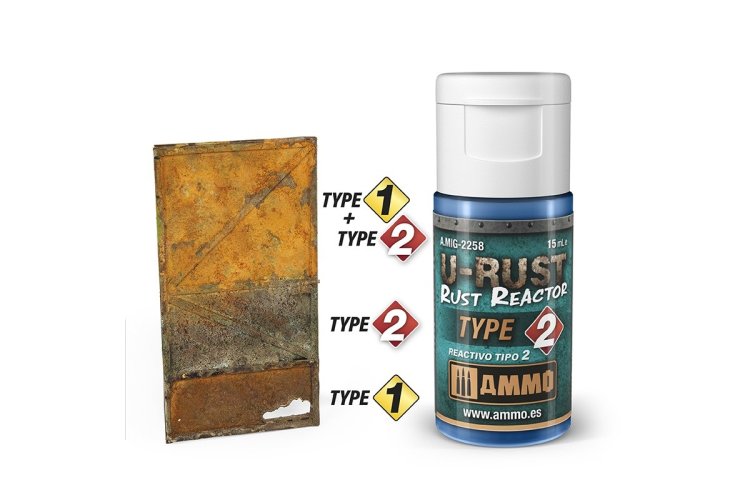 AMMO MIG 2258 U-Rust Rust Reactor Type 2 - 15ml - Mig2258 1 - MIG2258-XS