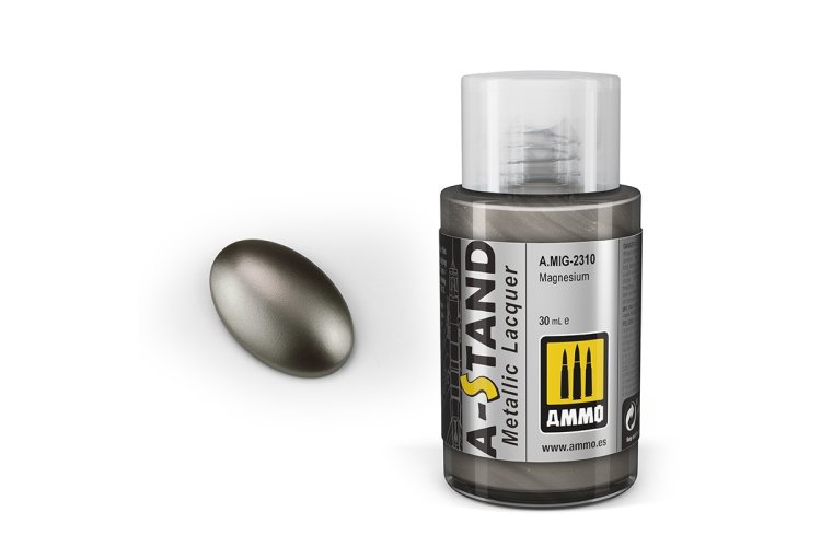 AMMO MIG 2310 A-Stand Magnesium - Metallic - 30ml - Mig2310 1 - MIG2310
