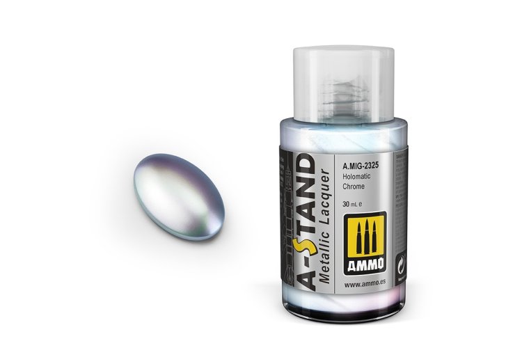 AMMO MIG 2325 A-Stand Holomatic Chrome - Metallic - 30ml - Mig2325 1 - MIG2325
