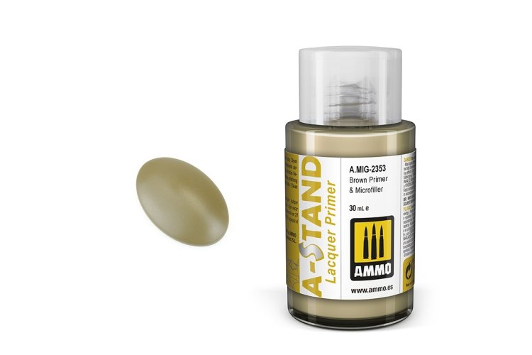 AMMO MIG 2354 A-Stand Black Primer & Microfiller - 30ml - Mig2353 2 - MIG2354