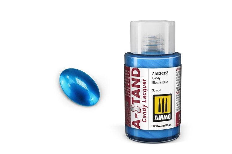 AMMO MIG 2458 A-Stand Candy Electric Blue - 30ml - Mig2458 1 - MIG2458