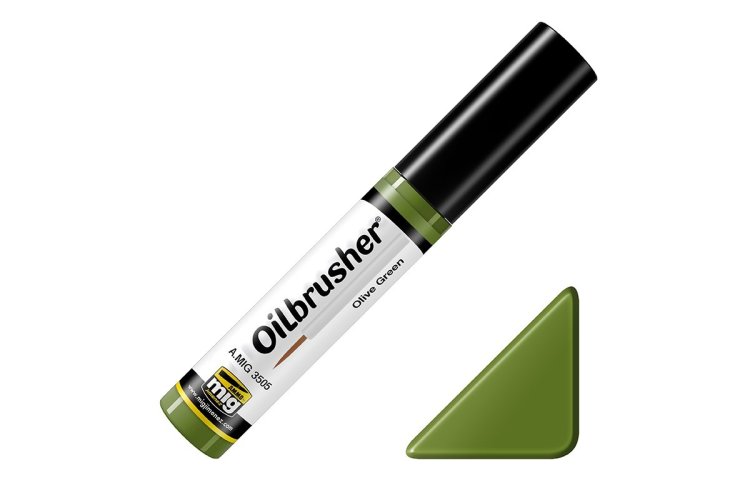 AMMO MIG 3505 Oilbrusher Olive Green - Mig3505 olive green - MIG3505-XS