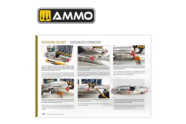 AMMO MIG 6298 Hoe schilder je Model Auto's - Boek - Engels - Mig6298 xs 10 - MIG6298-XS