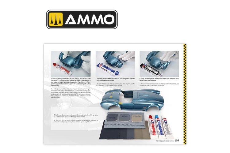 AMMO MIG 6298 Hoe schilder je Model Auto's - Boek - Engels - Mig6298 xs 8 - MIG6298-XS