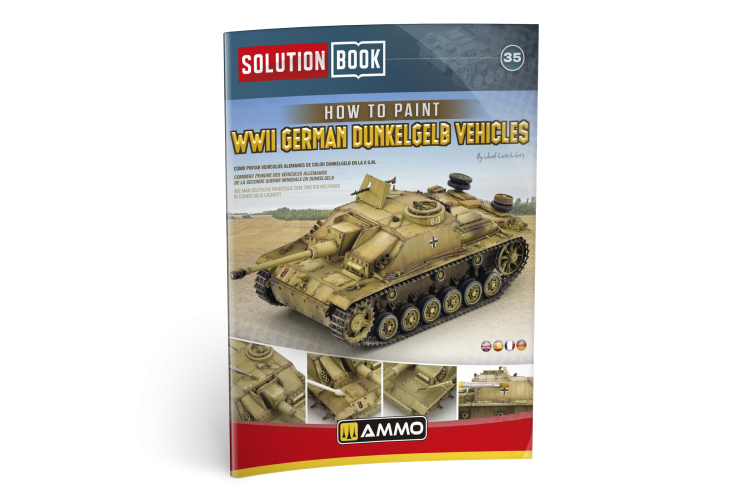 AMMO MIG 6537 Solution Book 35 - WWII German Vehicles in Dunkelgelb - Multilingual - Mig6537 xs 1 - MIG6537-XS