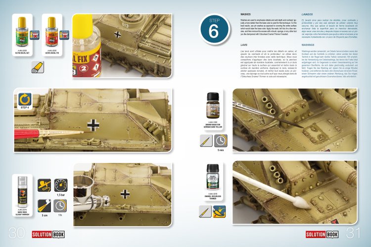 AMMO MIG 6537 Solution Book 35 - WWII German Vehicles in Dunkelgelb - Multilingual - Mig6537 xs 3 - MIG6537-XS