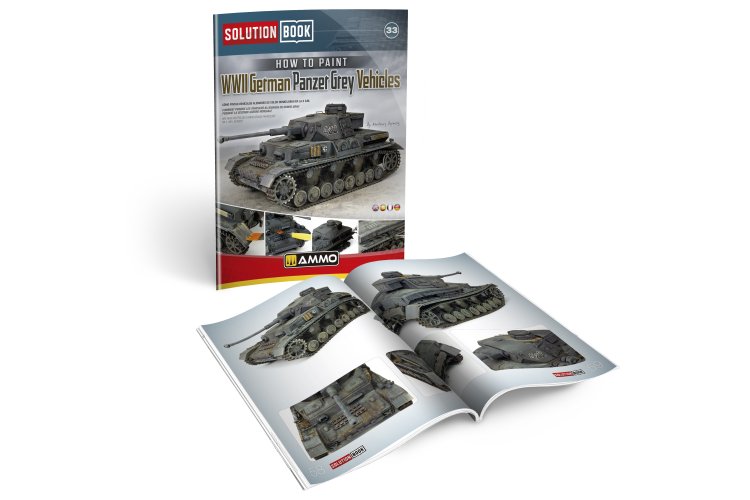 AMMO MIG 6607 Solution Book 33 - How to Paint WWII German Panzer Grey Vehicles - Engelstalig - Mig6607 xs 1 - MIG6607-XS