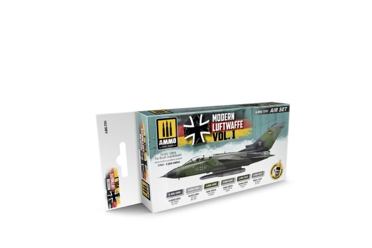 AMMO MIG 7241 Modern Luftwaffe Vol 1 - Acryl Set - Mig7241 xs 1 1 - MIG7241-XS