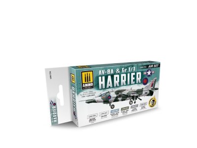 AMMO MIG 7246 AV-8A US & Gr.1/3 Harrier Colors - Acryl Set - Mig7246 xs 1 - MIG7246-XS