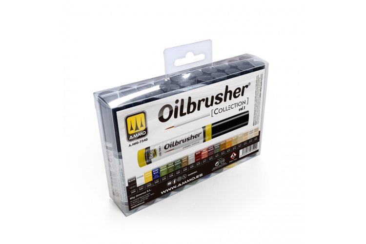 AMMO MIG 7540 AMMO Collections - Oilbrushers - Deel 1 - 20 stuks &aacute; 10ml - Mig7540 1 - MIG7540